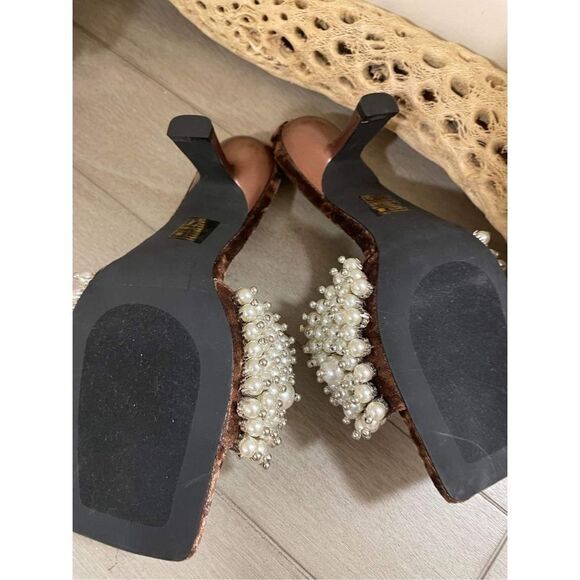 Free People x Jeffrey Campbell Portia Pearl Heels Size 6.5 - Picture 7 of 10